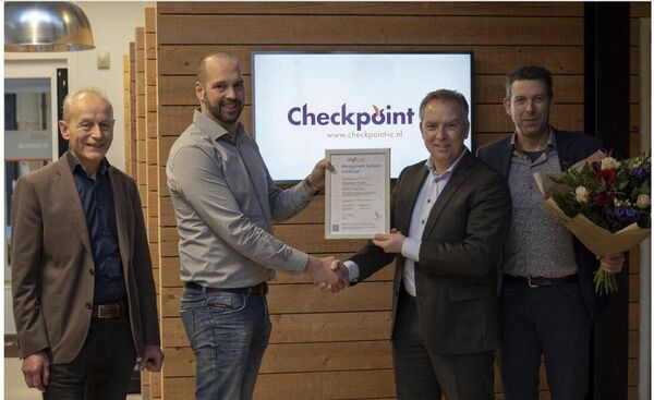 Checkpoint-IC ontvangt het ISO27001 certificaat