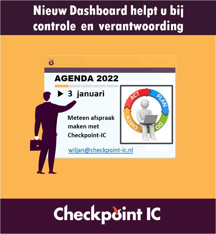 Met dashboard van Checkpoint-IC complete controlecyclus in beeld